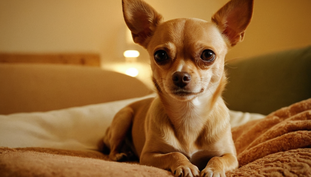 Chihuahua on a raw food diet as part of holistic cancer care
